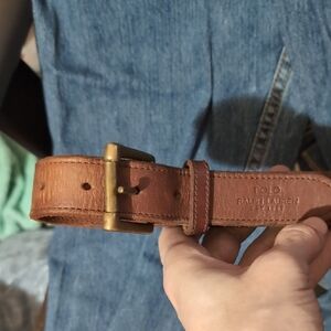 Polo by Ralph Lauren Brown Leather Belt